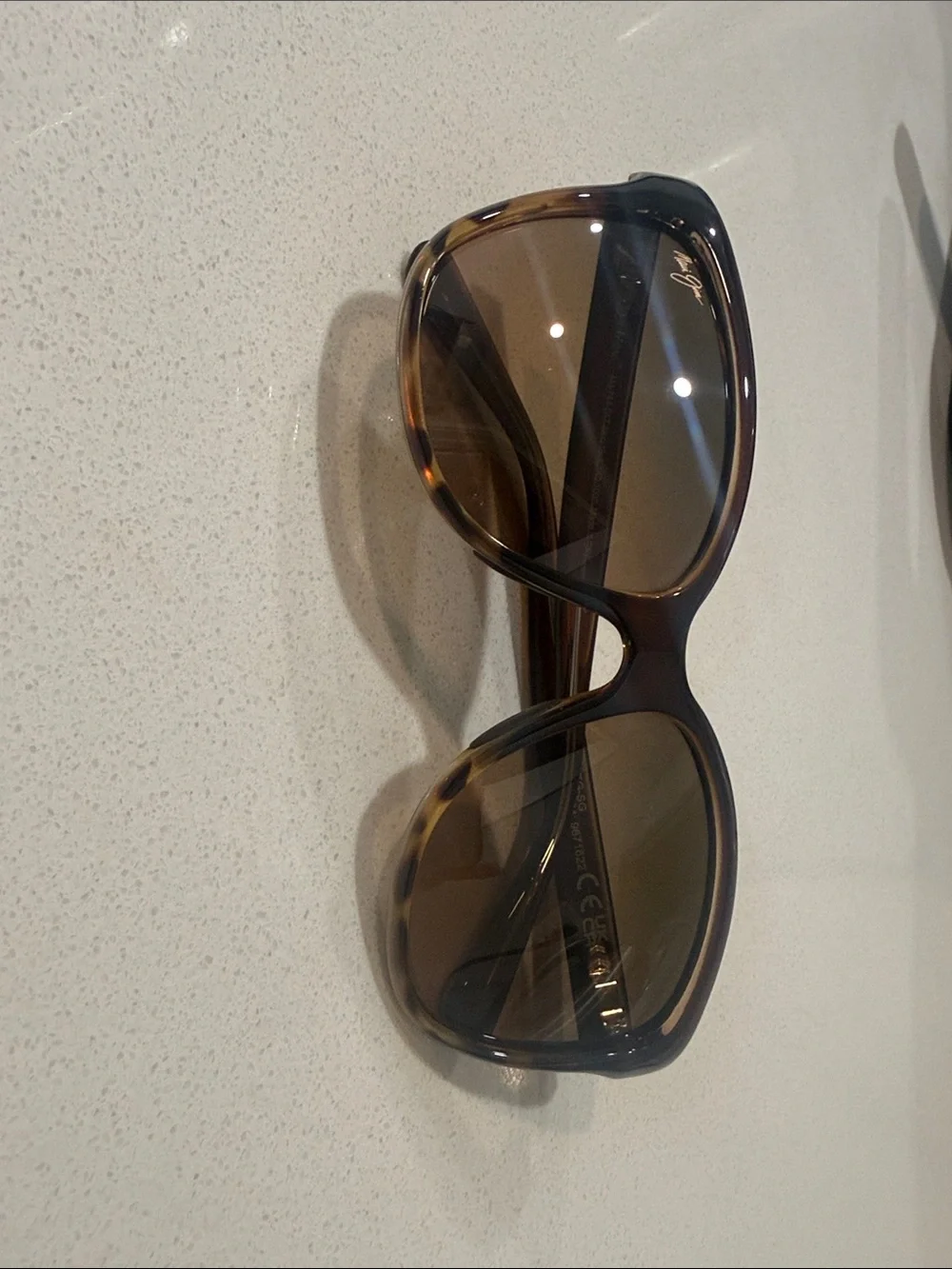 Maui Jim MJ 744-01 Tortoiseshell Brown Sunglasses - Classic Oversized Style